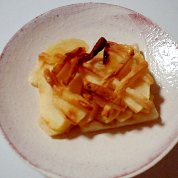 簡単 パウンドケーキの型でアップルパイ レシピ 作り方 By Mamemamee 楽天レシピ